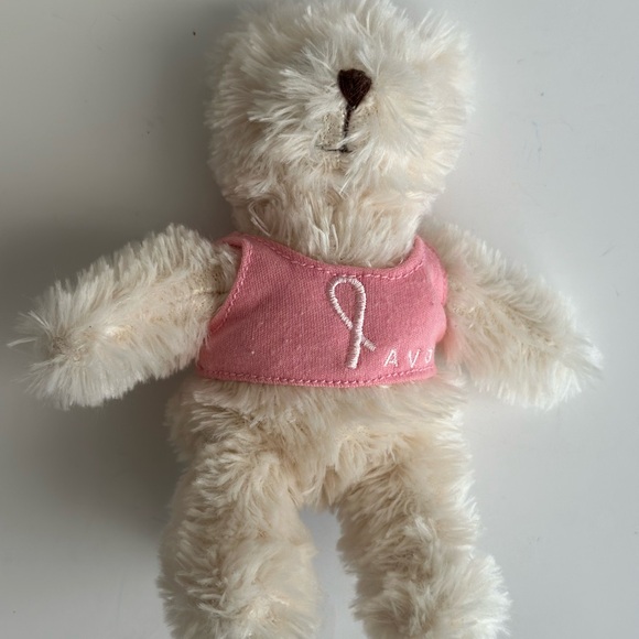 Avon Breast Cancer Awareness Teddy Bear 2004 Plush Rare Collectible - Picture 5 of 8